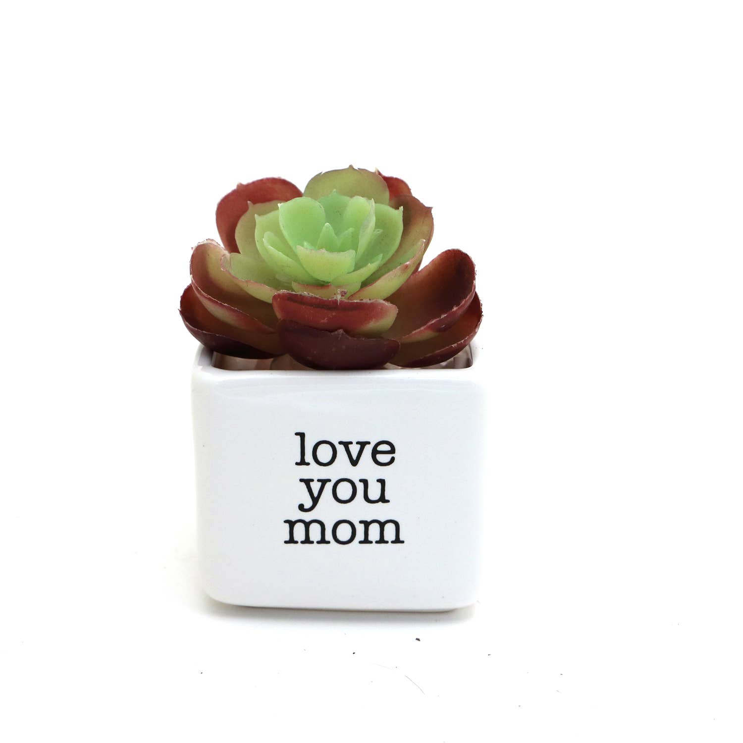 Lenny Mud – wholesale Plant pot – Love you mom, mini planter or succulent pot. Mother's Day0