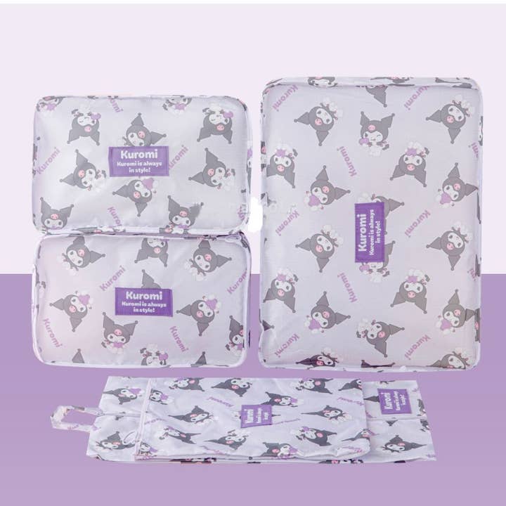 Sac de rangement de voyage Sanrio, pochette de rangement, lot de 5 sacs pour la vente par K-Wonderland