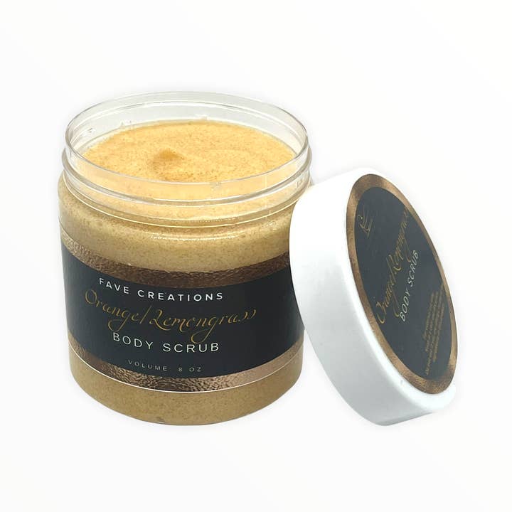 Exfoliant pour le corps à l'orange douce pour la vente par Fave Creations