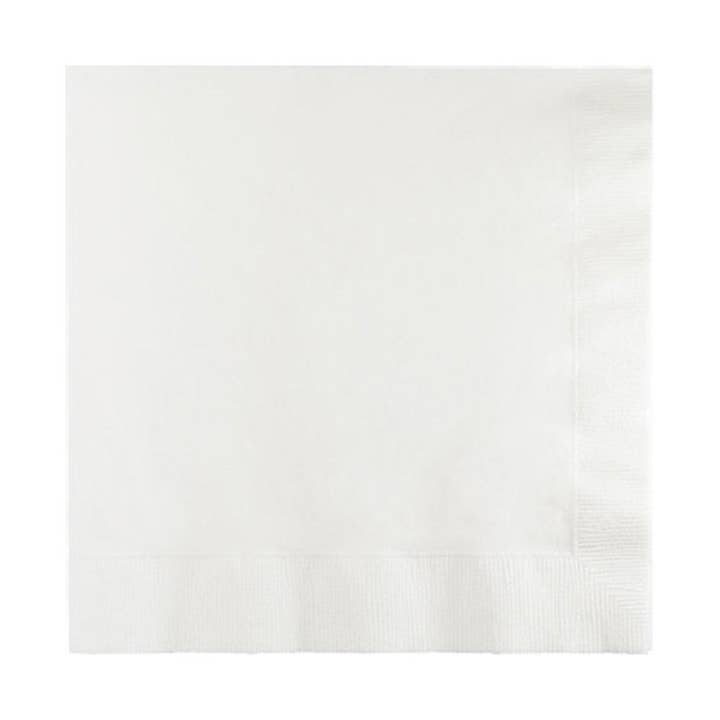 Tovaglioli per bevande bianchi a 2 strati, confezione da 600 per la vendita all'ingrosso da parte di KT Supply