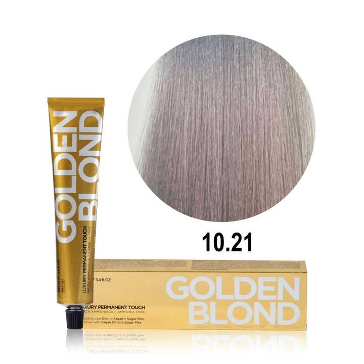 Golden Blond 10.21 Platinum Blonde Iridescent Ash Tube 100 ml for wholesale by Punti di Vista srl