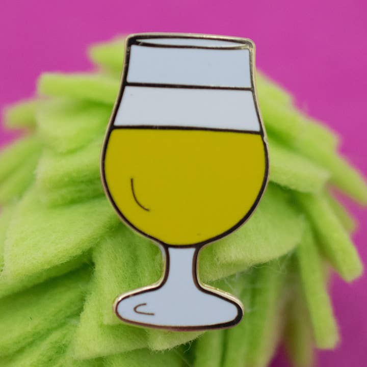 Épinglette en émail dur en forme de tulipe pour bière artisanale pour la vente par Begin Industries