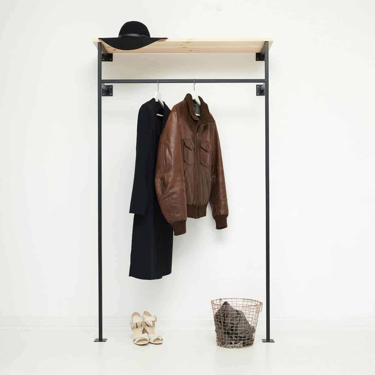 various - Design aus Stahlrohr – Großhandel Schlafzimmermöbel – Garderobe · Simple High - 190 cm2