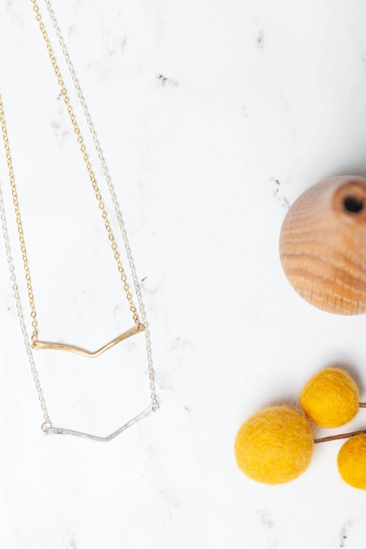 Forai - Wholesale Pendant/Charm Necklace - Esther Necklace in 14k Gold Filled/Brass2