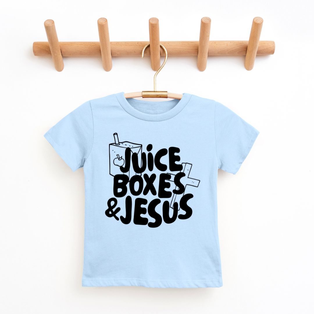 Tea Shirt Shoppe - Wholesale Screen Printed T-Shirt - Kids - Juice Boxes & Jesus Toddler Graphic Tee2