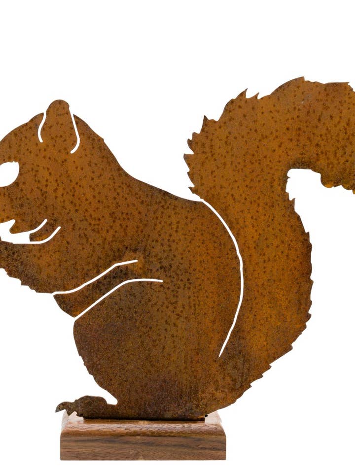 Nibbling Squirrel Tab for wholesale by Elegant Garden Design