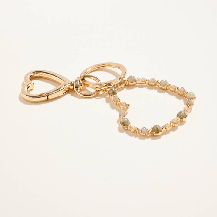 Designature New York - Wholesale Keychain - Women's - Valentines Heart Shaped Semi Precious Keychain8