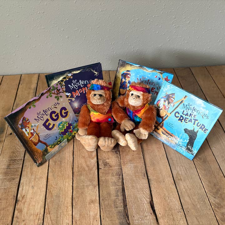 Granola Squatch Mysteries Discovery Pk | 4 Books + 2 Stuffie for wholesale by The Granola Squatch Mysteries