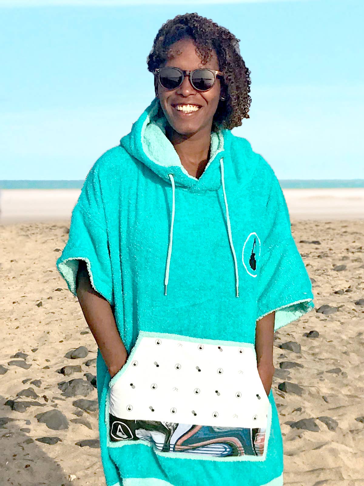 Inventsports Limited - Wholesale Poncho - Dames - Wave-Hawaii LIZ poncho / omkleedponcho4