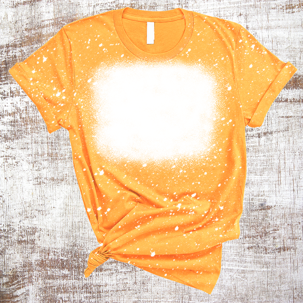 Sweet Tees - Wholesale Blanco T-shirt voor sublimatiedruk - Dames - Sublimatie blanco T-shirts gebleekt vierkant ontwerp15