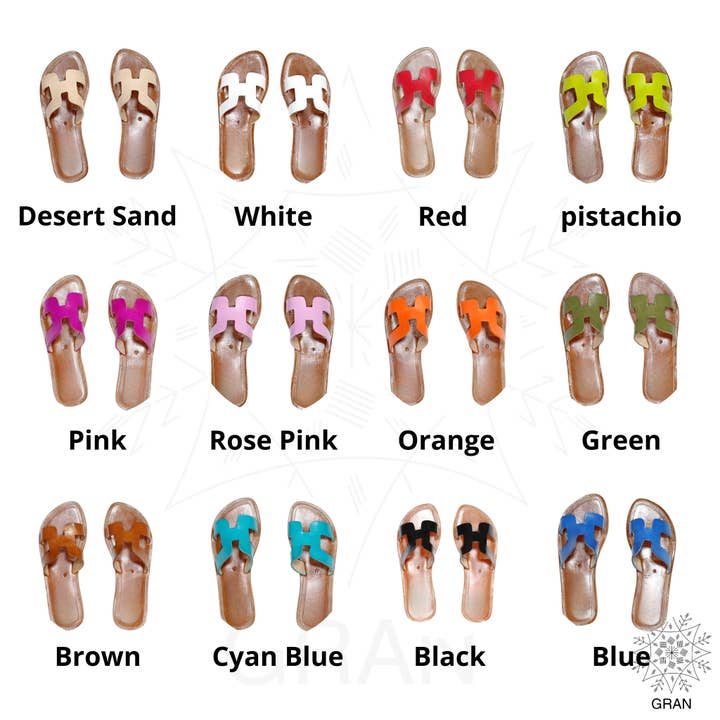 Gran Wholesale - Wholesale Sandals - Women's - White Leather Sandals, Comfortable Summer Slides, Footwear.8