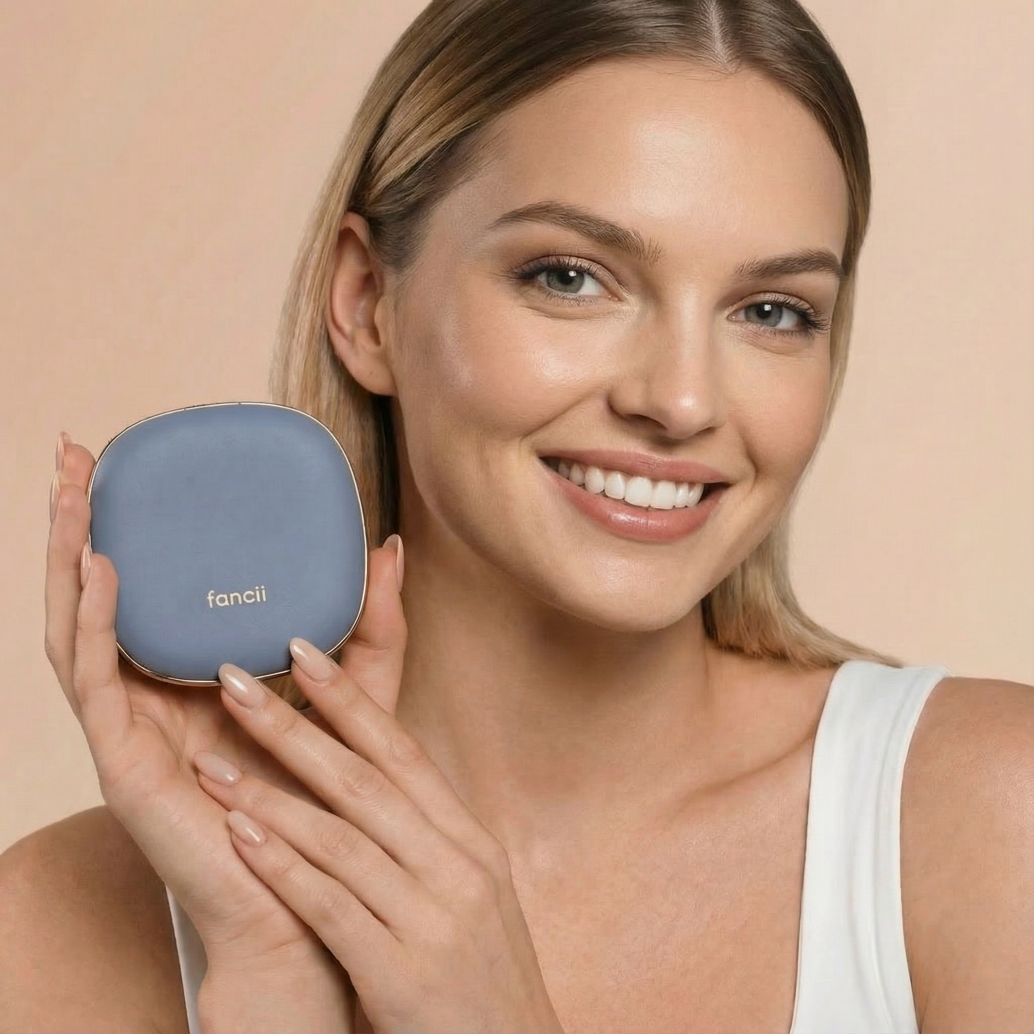 Fancii - Vente Miroirs de poche - Miroir Compact Mila 2 avec Lumières LED5