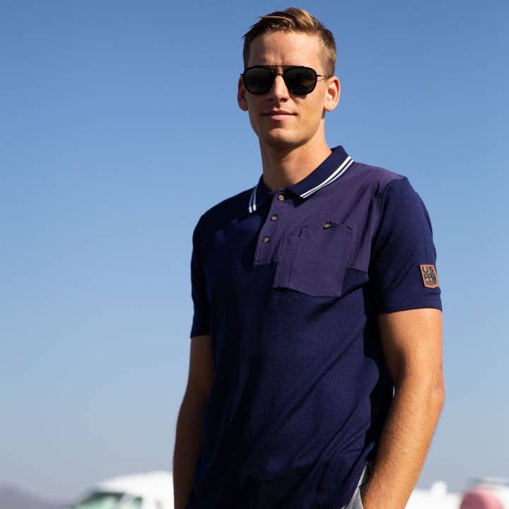 Polo de travesía del equipo de esquí estadounidense para venta al por mayor de Alps & Meters