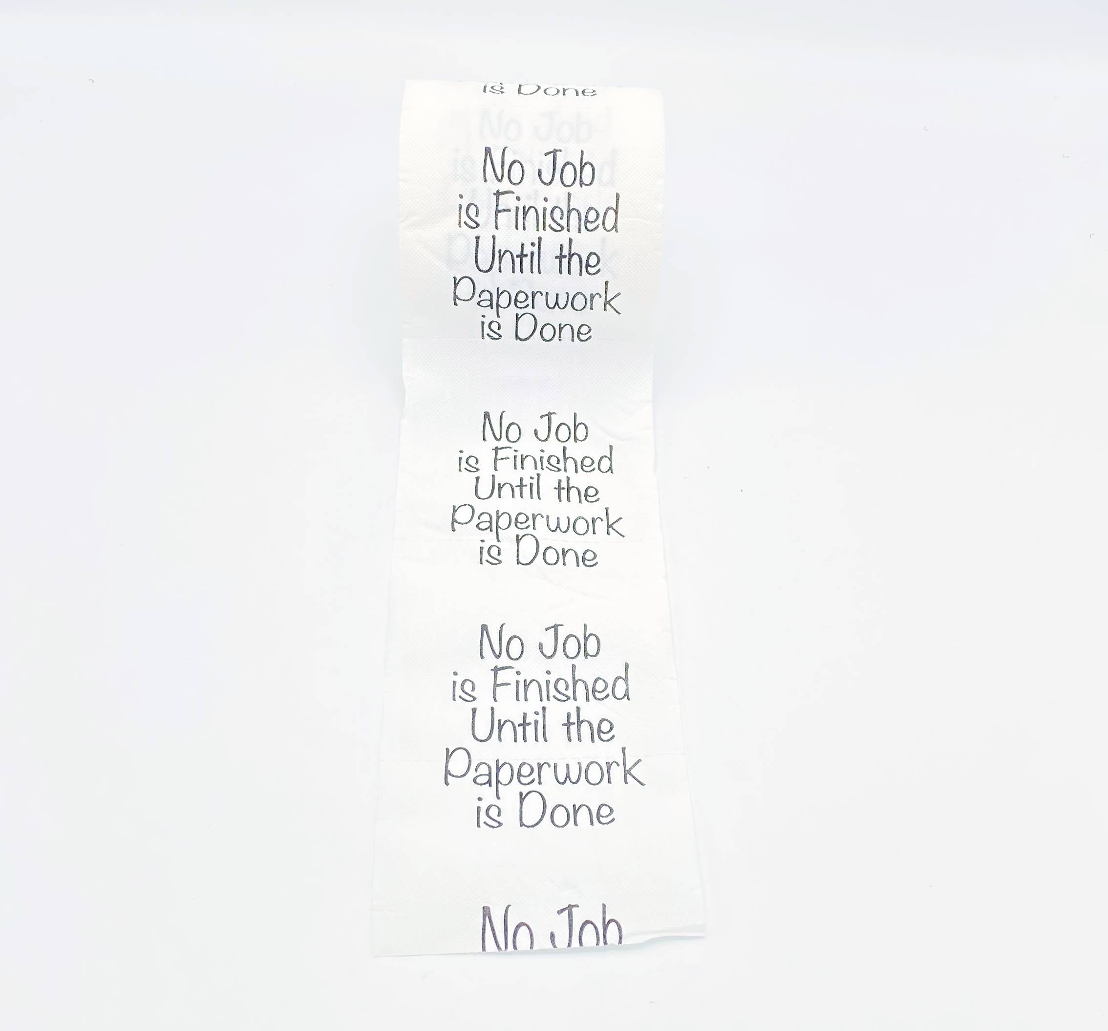 Island Dogs - Wholesale Toilet Paper - Novelty Toilet Paper - No Job Finished - Gift and Stocking Stuffer1