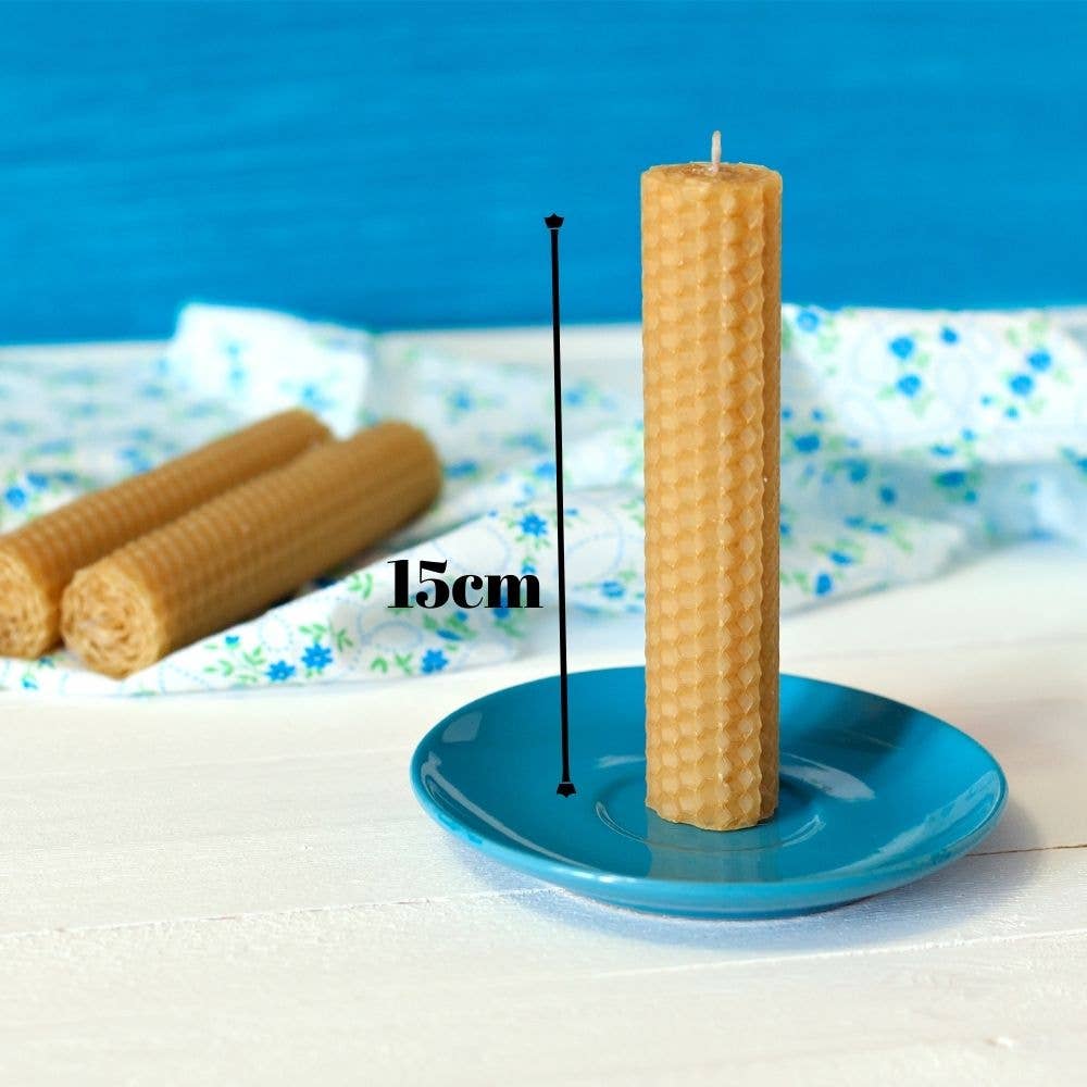 L'abella Miel EEUU - Wholesale Pillar Candle - L'ABELLAMEL Candles 1 Pack of 6 Units 5.91x0.79 Inch3