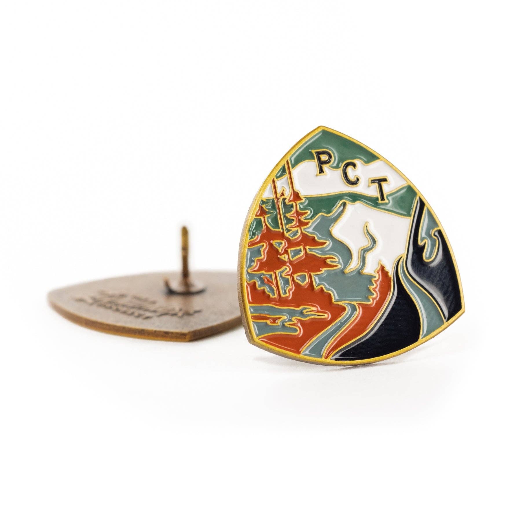 The Landmark Project - Wholesale Lapel Pin/Button - Pacific Crest Trail Enamel Pin2
