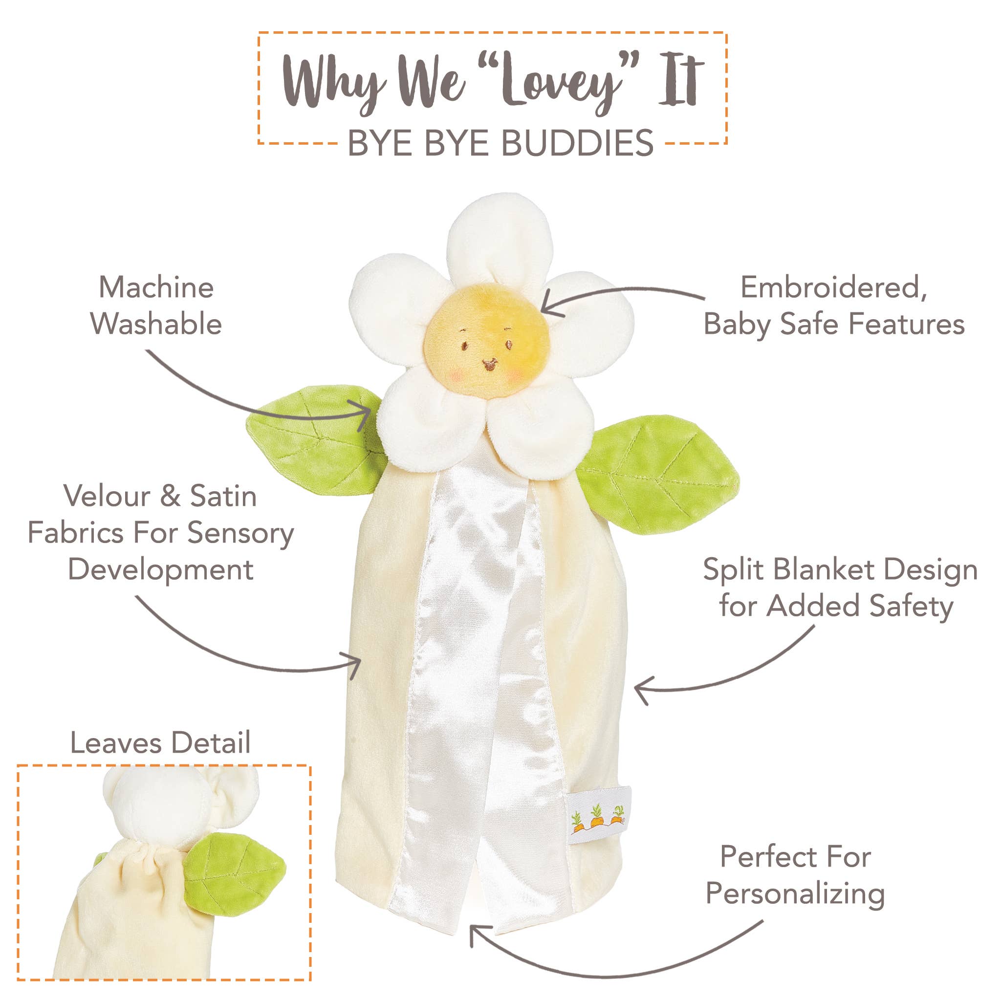Bunnies By the Bay - Vente Couverture douillette – bébé - Daisy Au revoir mon pote1