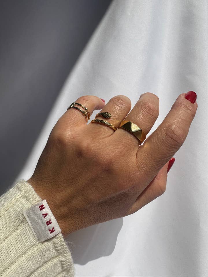 Ring, Dainty Gold Ring, Statement Ring, Adjustable Ring, for wholesale by Christina Christi