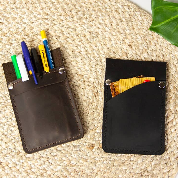 Pikore - Wholesale Pencil Case/Pouch - Leather Pocket Protector