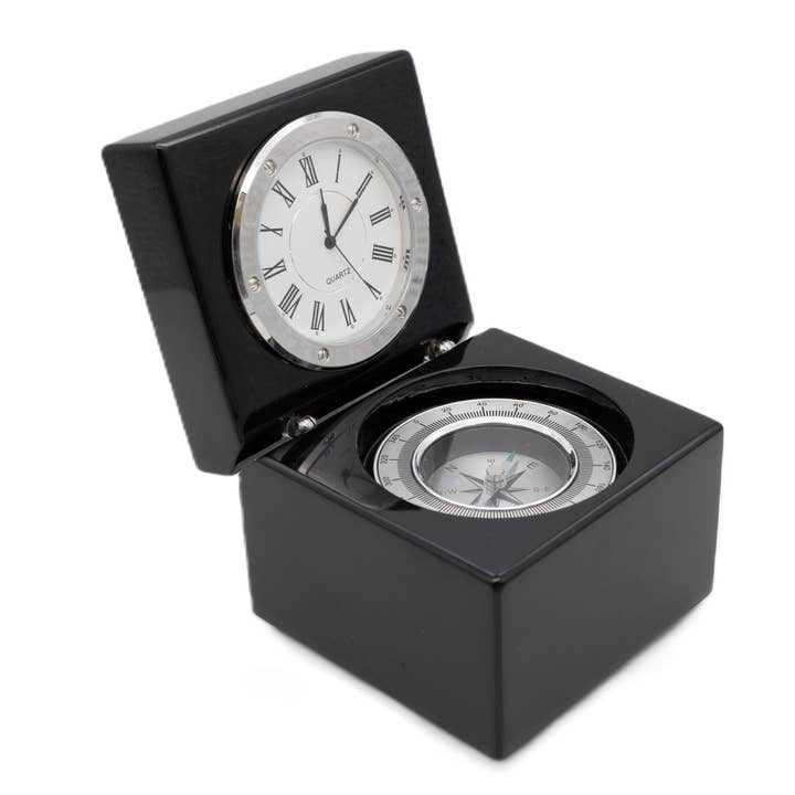 Horloge de bureau et boussole pour la vente par Roberts and Dore