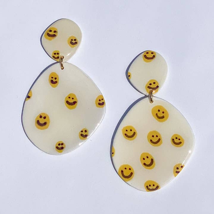 smiley face dangles for wholesale by The Color Theory