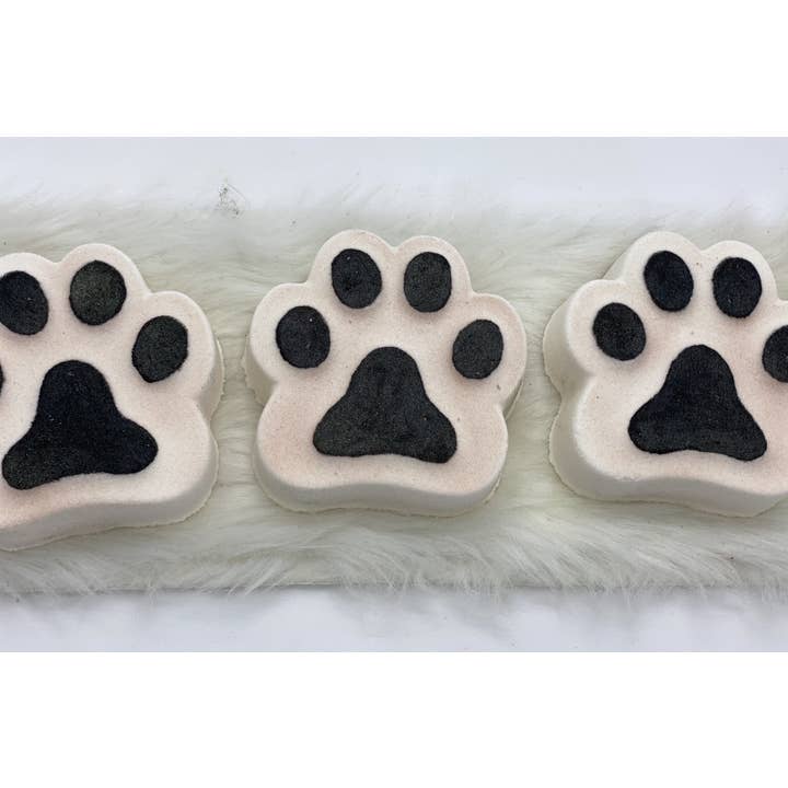 Ivory Anchors - Wholesale Bath Bomb/Fizz - Paw Print Bath Bomb