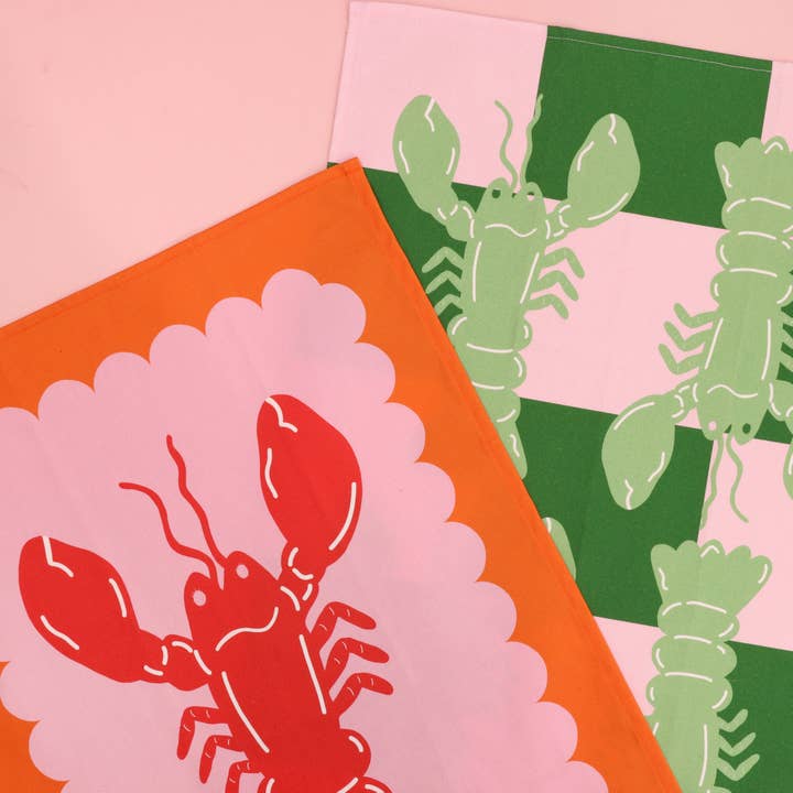 Maddison Ball Creative - Wholesale Tea Towel - Lobster Scallop Tea Towel8