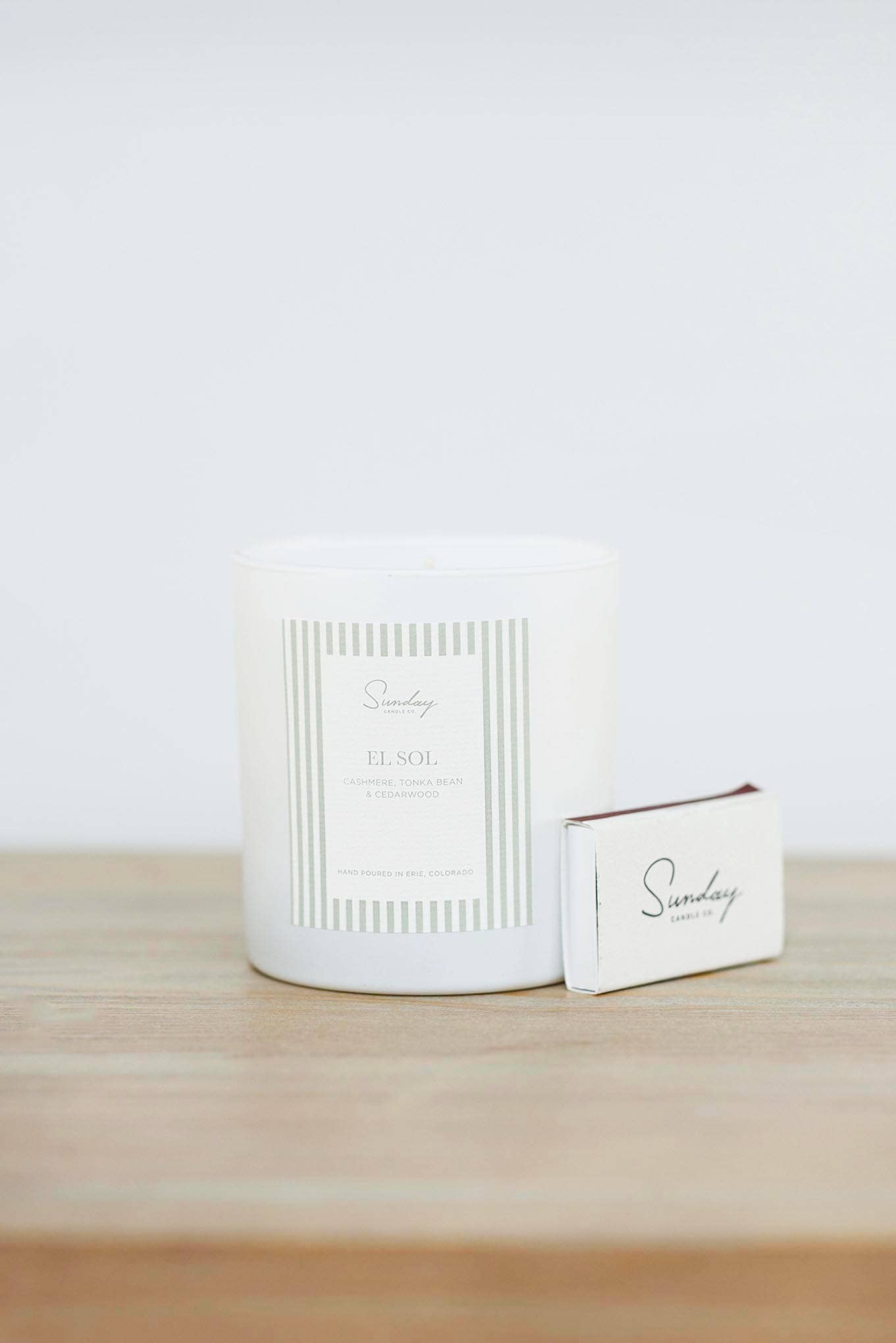 Sunday Candle Co - Wholesale Jar/Filled Candle - El Sol