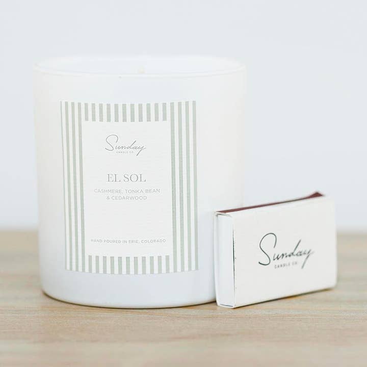 Sunday Candle Co - Wholesale Jar/Filled Candle - El Sol0