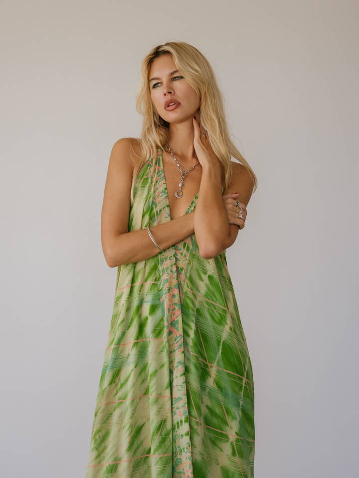 Vestido de seda clásico de Sun Child - Zuma para venta al por mayor de Sun Child