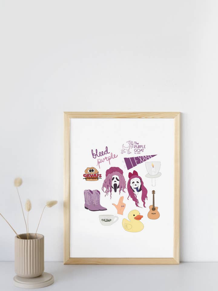 Stephenville, Texas University Print for wholesale by Teddy Rae Prints