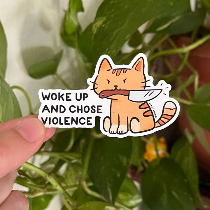 Choisissez des autocollants Violence pour la vente par Moth Mart