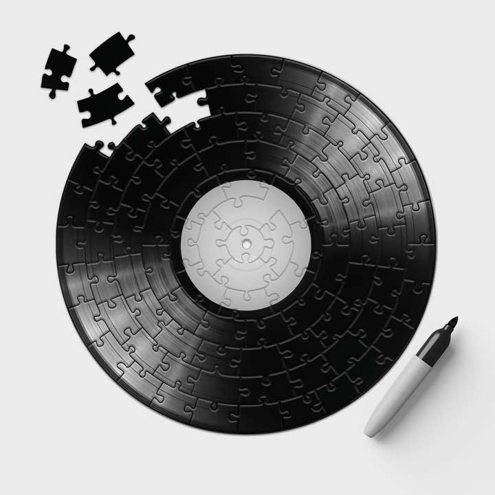 Pikkii - Wholesale Puzzle - Adult - 12" Vinyl Record Jigsaw Puzzle | Personalised Music Gift1