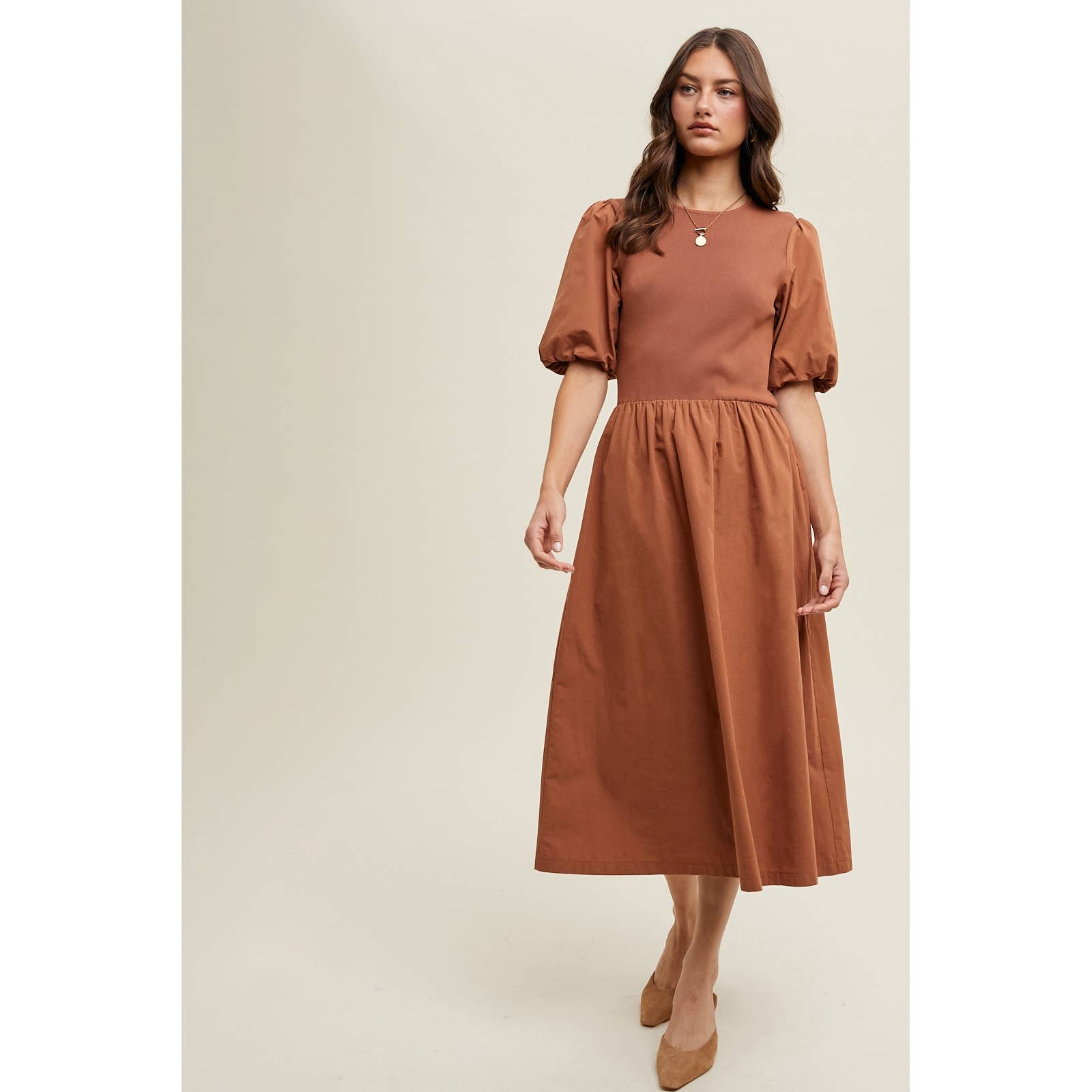 Wishlist Apparel – Großhandel Kleid – Damen – ZWEIER-MIDIKLEID//WL24-95103