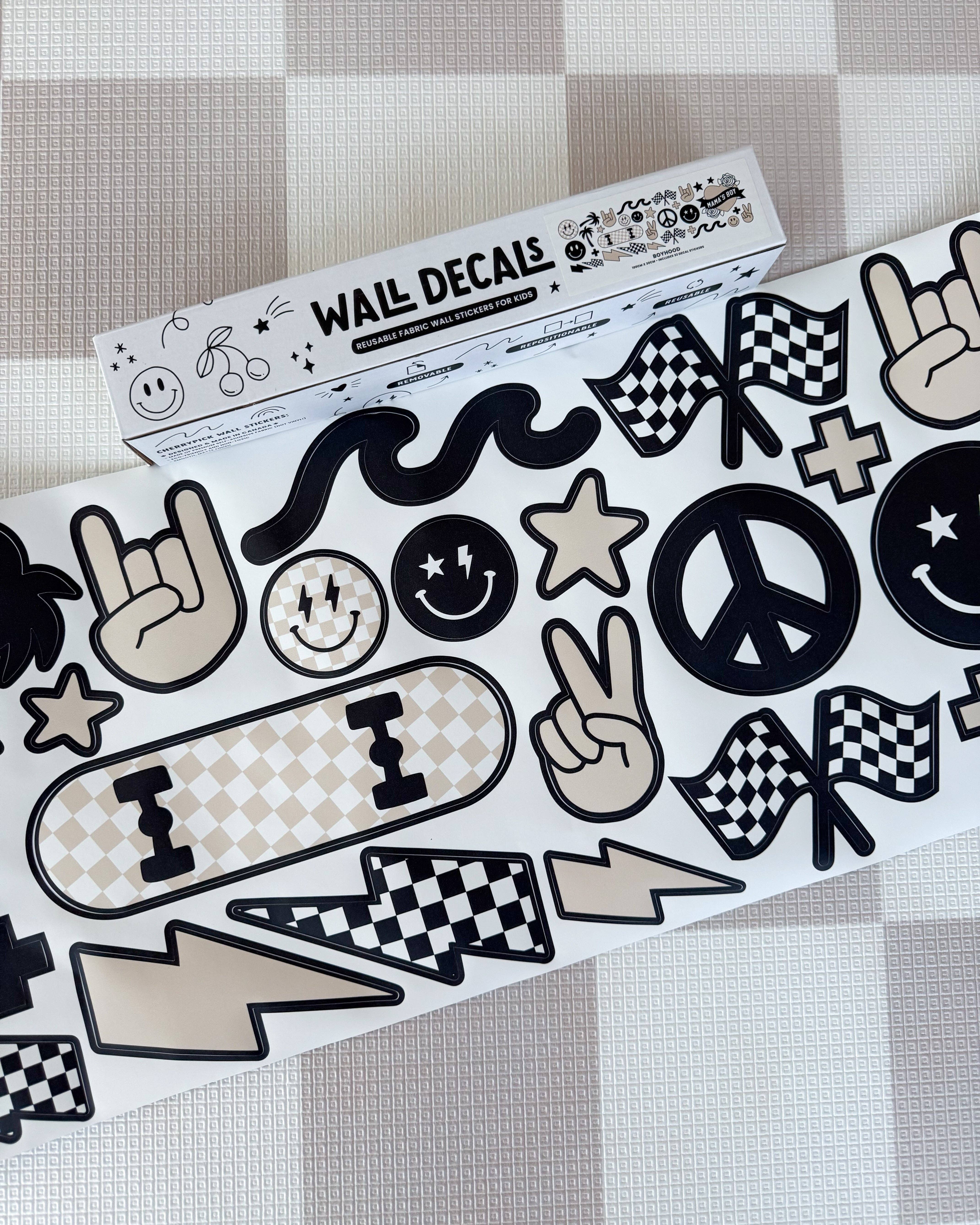 Cherrypick - Wholesale Wall Decor - Kids & Baby - Peel & Stick Fabric Wall Stickers - Boyhood2