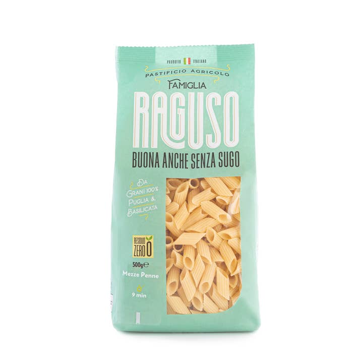 MEZZE PENNE RIGATE - Good Even Without Sauce for wholesale by PASTA FAMIGLIA RAGUSO