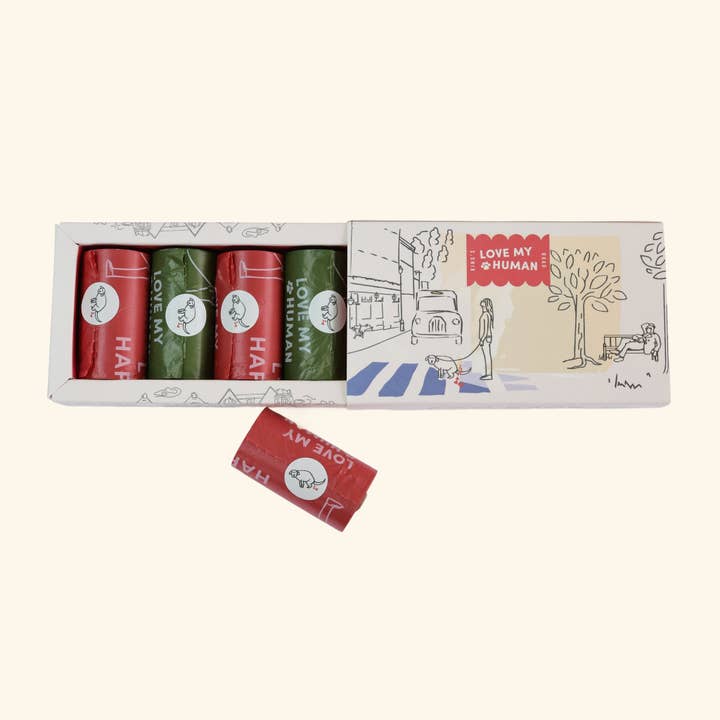 Poo Bags - 4 Rolls - Love My Human for wholesale by Love My Human