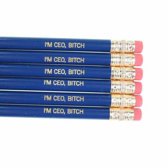 I'm CEO, Bitch ( 3 pencil set ) for wholesale by The Carbon Crusader