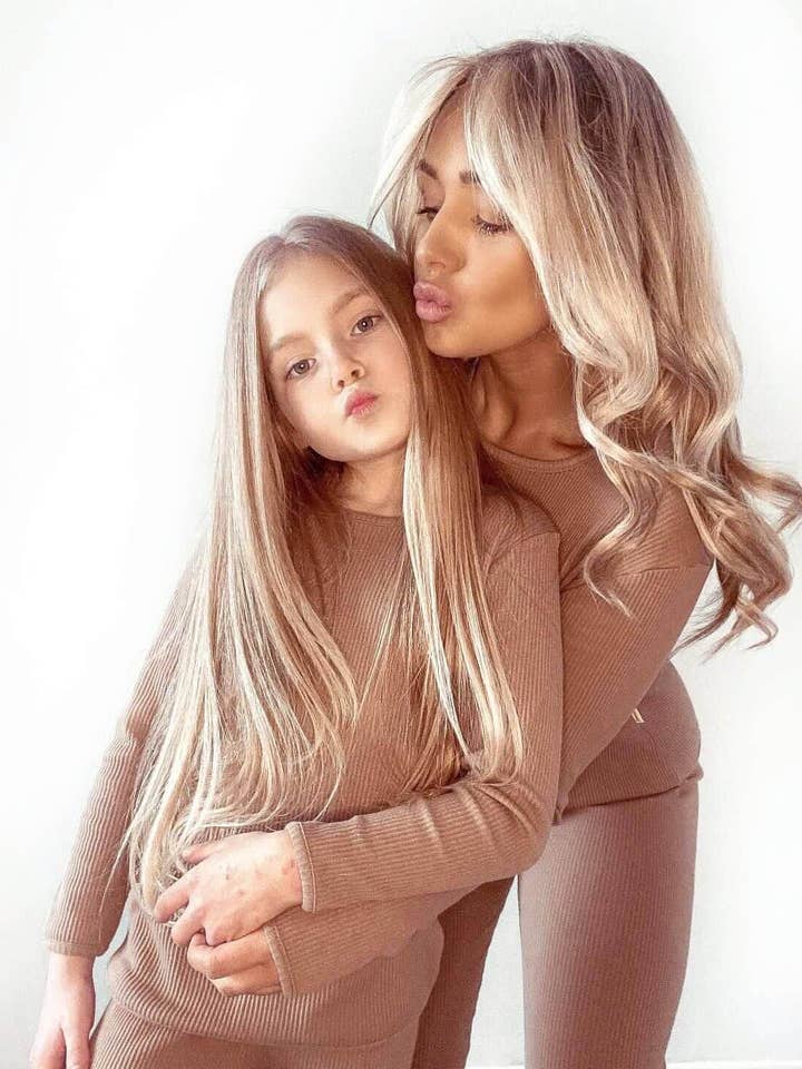 DreamBuy - Wholesale Mommy & me sets - Personalised Adult Unisex Ribbed Loungewear Matching Pjs
