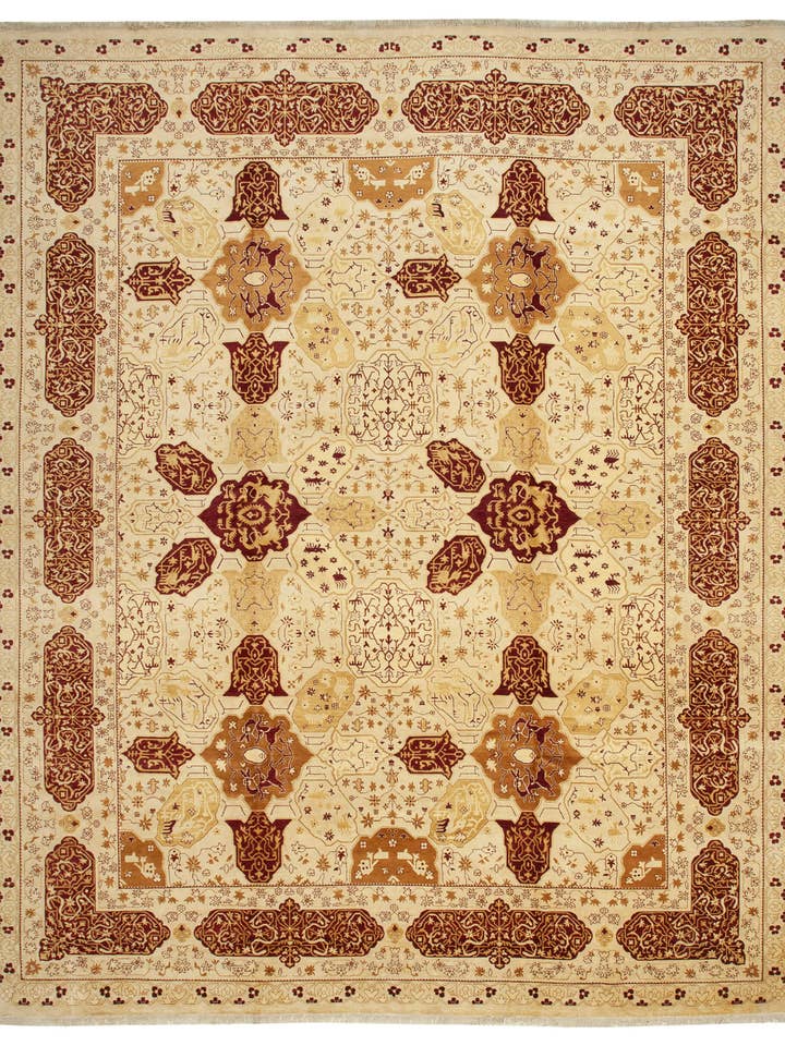 12x15 Beige Oushak Rug - 35947 for wholesale by RUG N CARPET