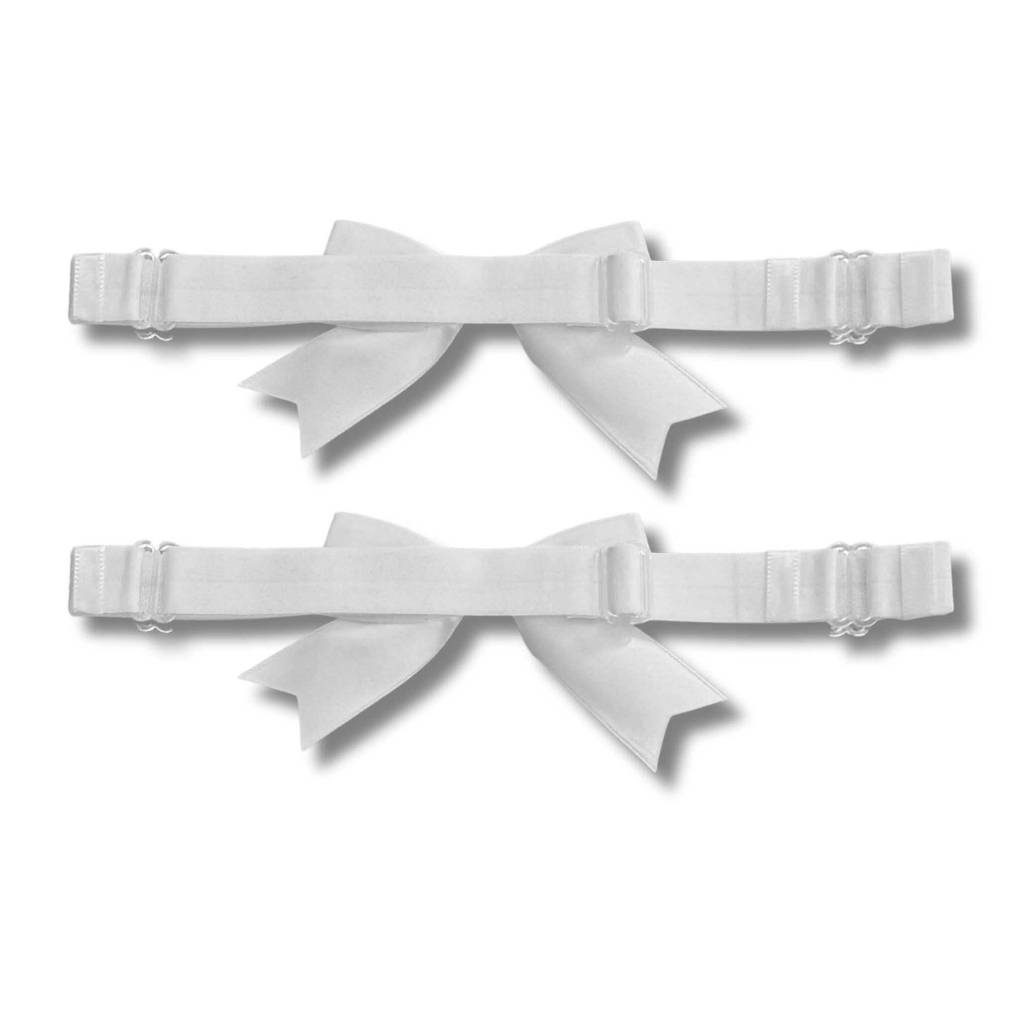 Tyes By Tara - Wholesale Underwear - Women's - Bombshell White Legtyes™ | White Bow Leg Garters3