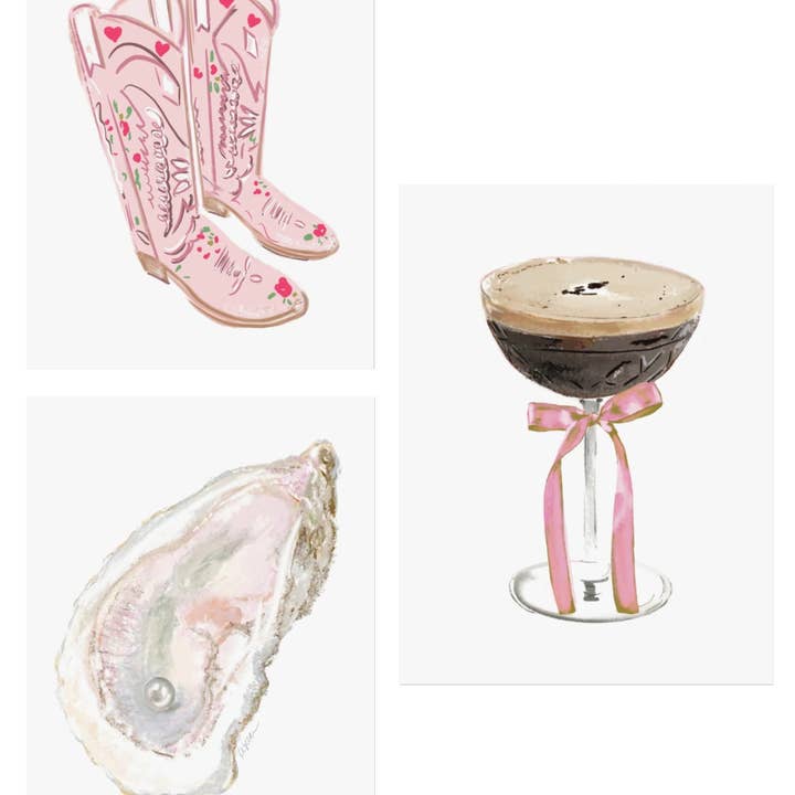 PARA AS RAPARIGAS - Conjunto de 3 Peças por atacado de Rebecca Illustrated