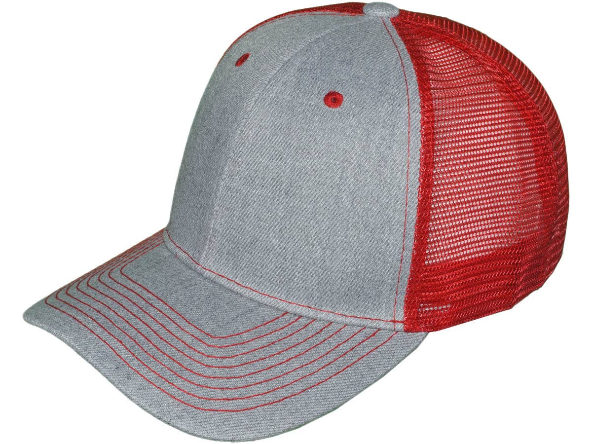 Buck Wholesale - Venta al por mayor Gorra trucker - Unisex - Gorras de camionero en blanco - Gorras BK de malla estructurada78