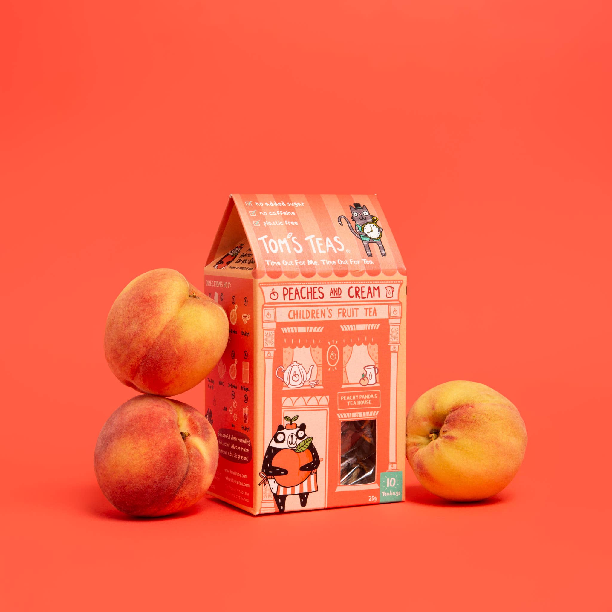 Tom's Teas – wholesale Health/detox tea – Peaches and Cream - children's fruit tea2