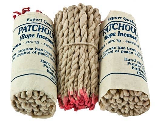 GREENROOTS USA LLC - Wholesale Incense - 6 Packs Patchouli Tibetan Rope Incense 45 Sticks - 3.5"L0