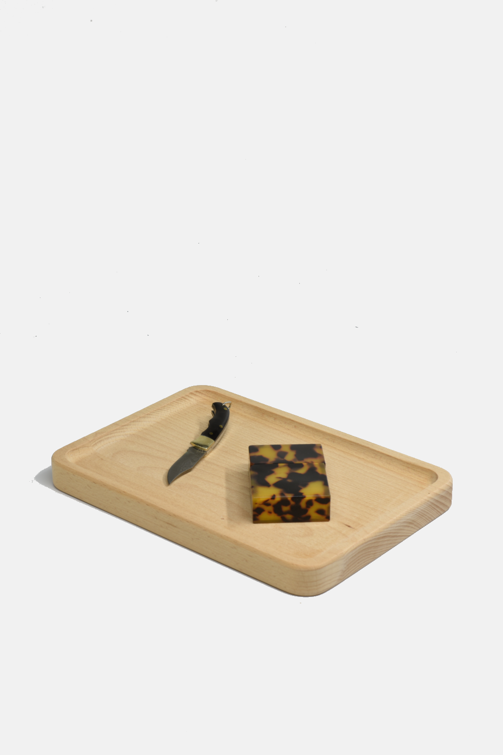 Curated Basics - Wholesale Serving Tray - Beech Wood Coffee Tray2