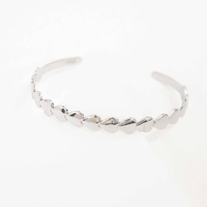 Lovoda - Wholesale Cuff Bracelet - Spades Cuff Bracelet | Silver