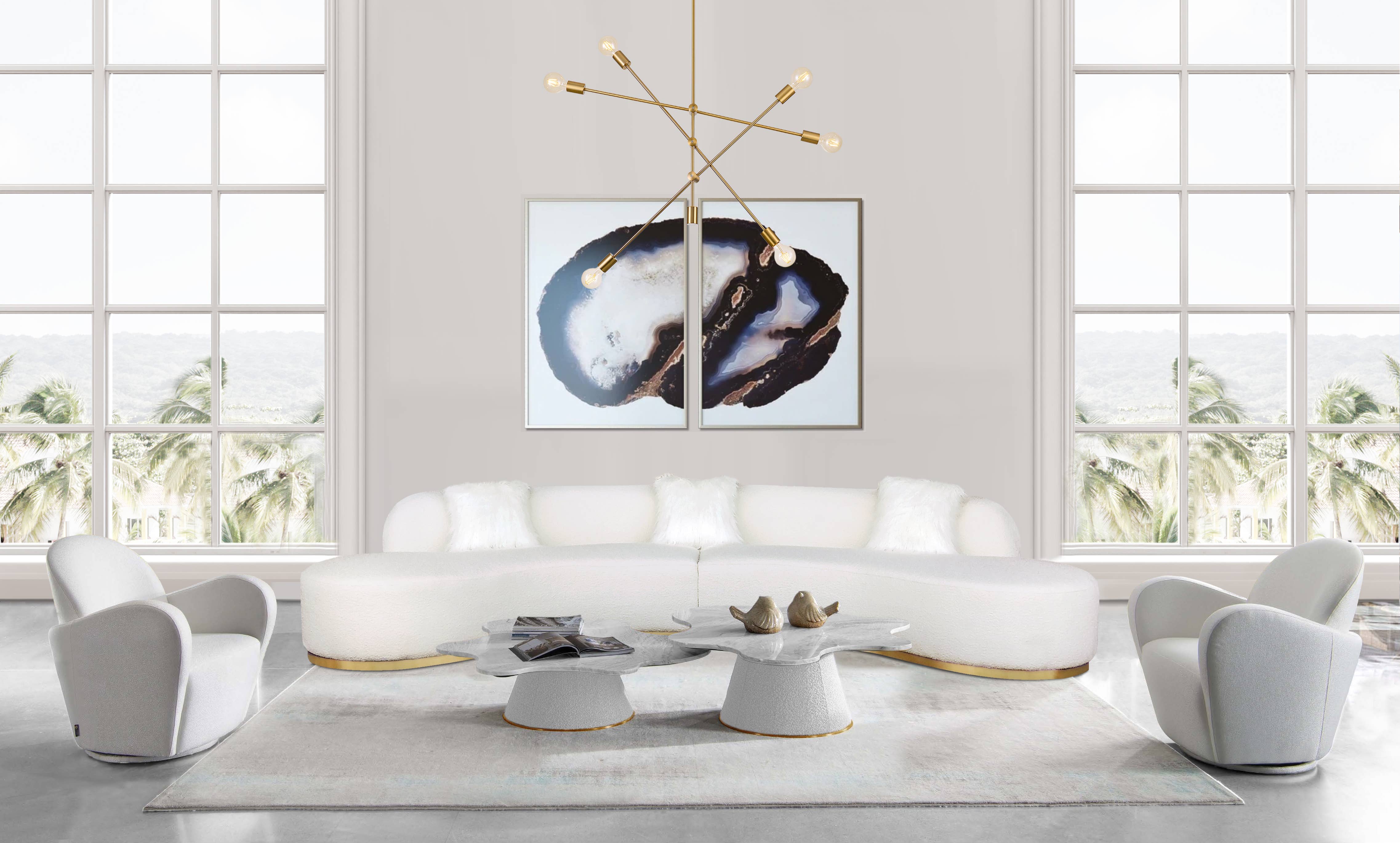 Pasargad Home - Wholesale Sofa - Pasargad Home Simona Curved Sofa6