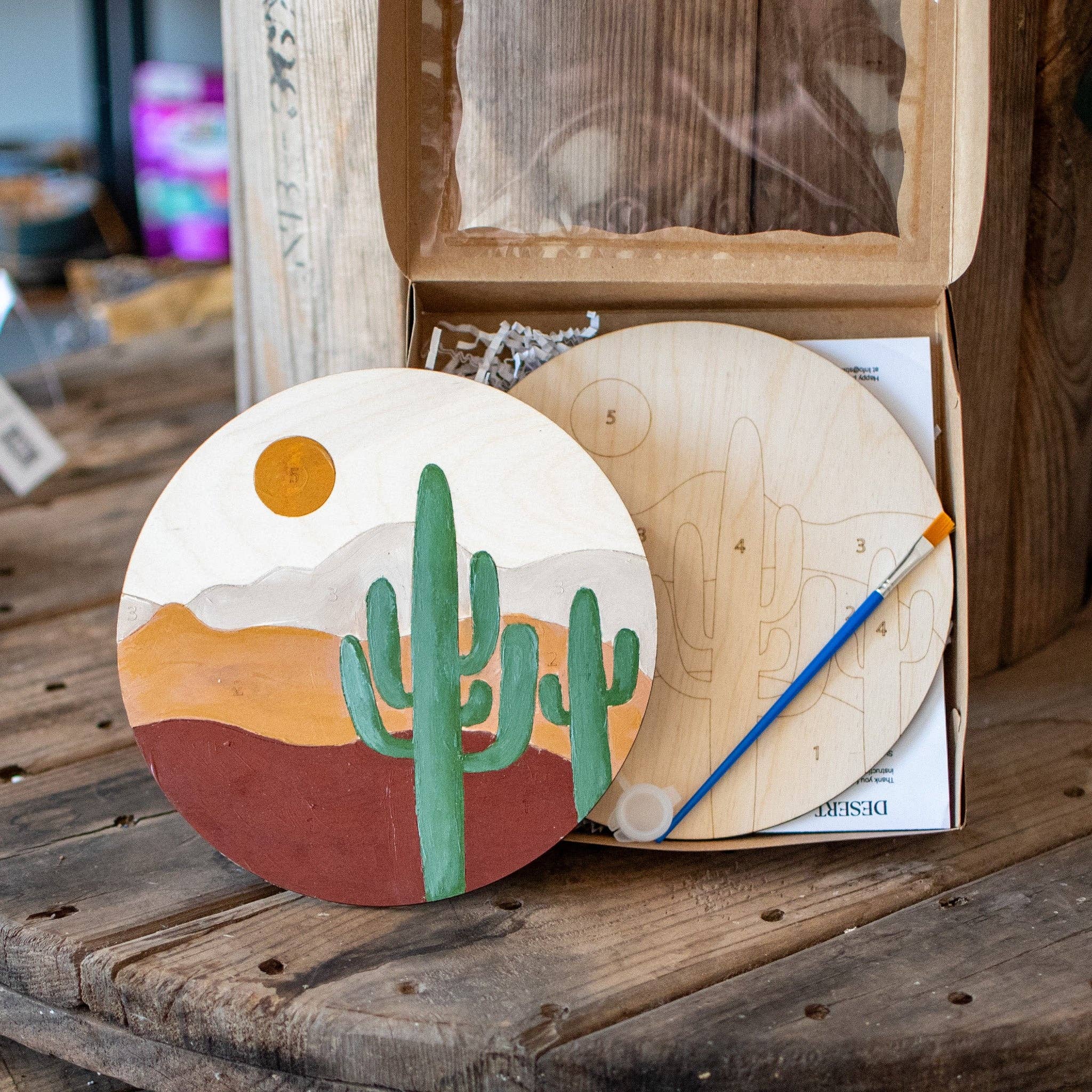 Still Magnolia - Wholesale DIY craft kit - Desert - Paint By Number2