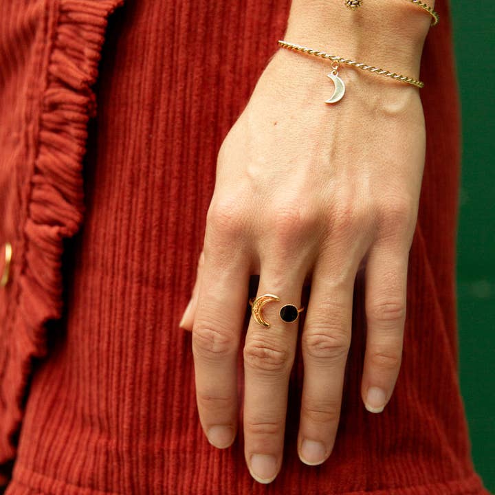 Délicat Fracas - Wholesale Band/Stacked Ring - LUNA ring1